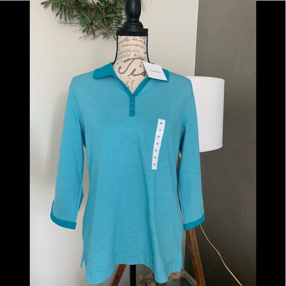 NWT Croft &Borrow 3/4 sleeves top